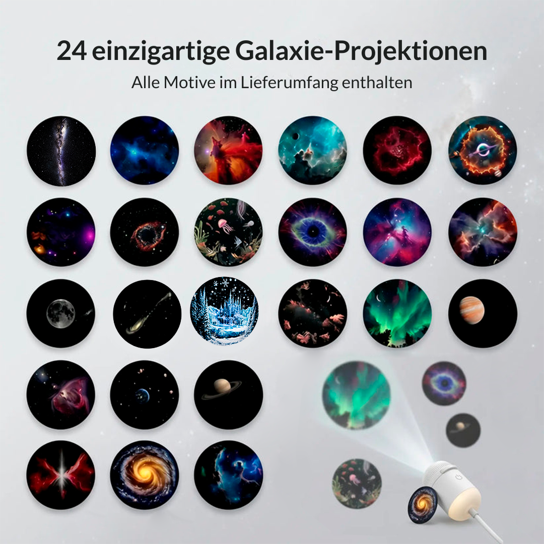 Galaxy Projektor – 3 Motive